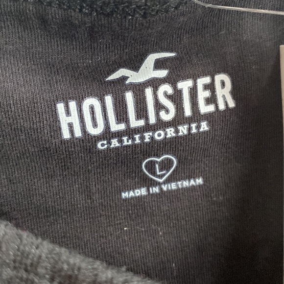 HOLLISTER Women’s RacerBack Ribbed Striped Bodysuit Size L - Picture 2 of 8